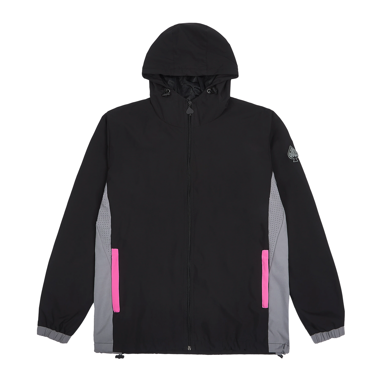 3 Piece technical Windbreaker Tracksuit Set "Members" Candy Pink