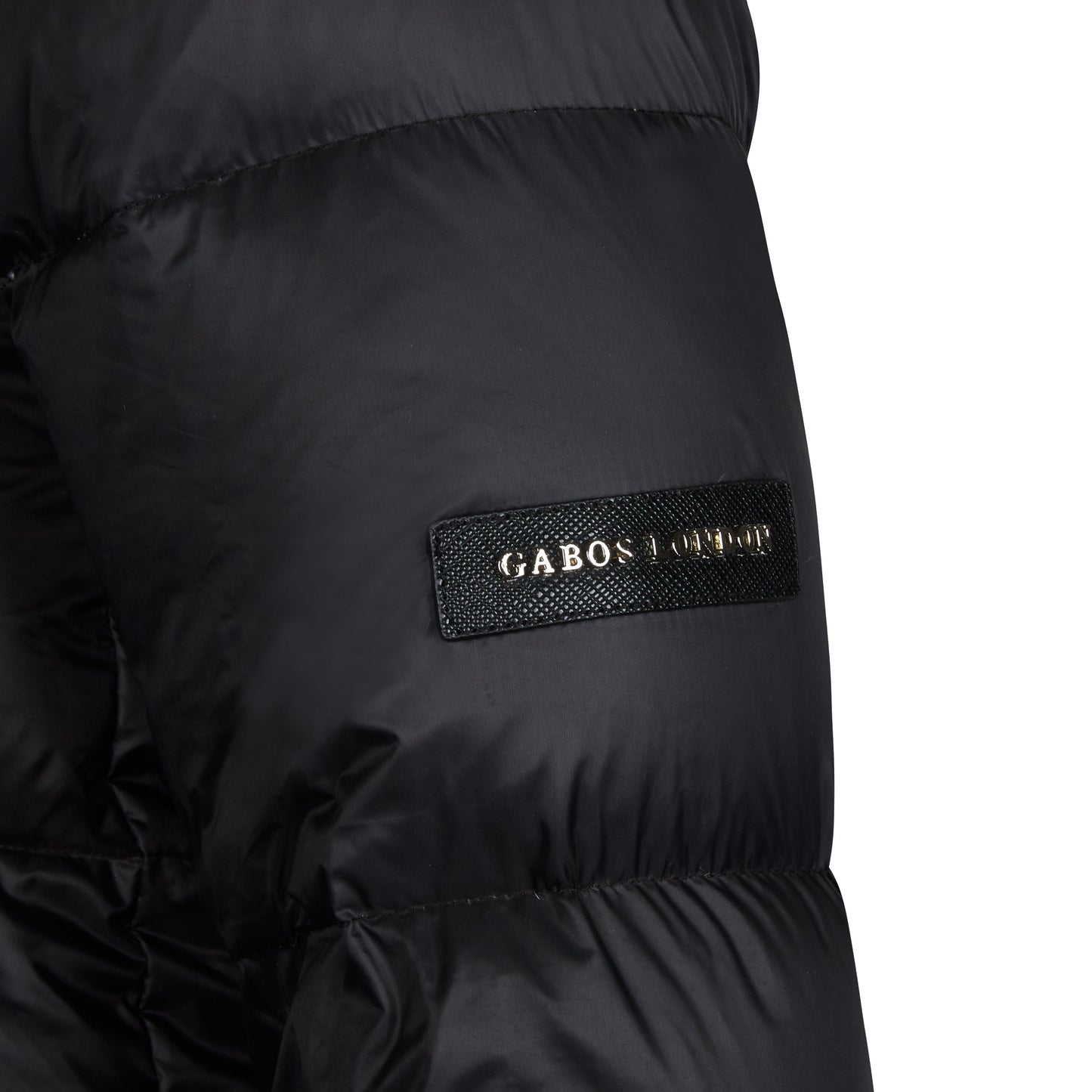 The “Street Sweeper” Black Puffer Down Trench Jacket