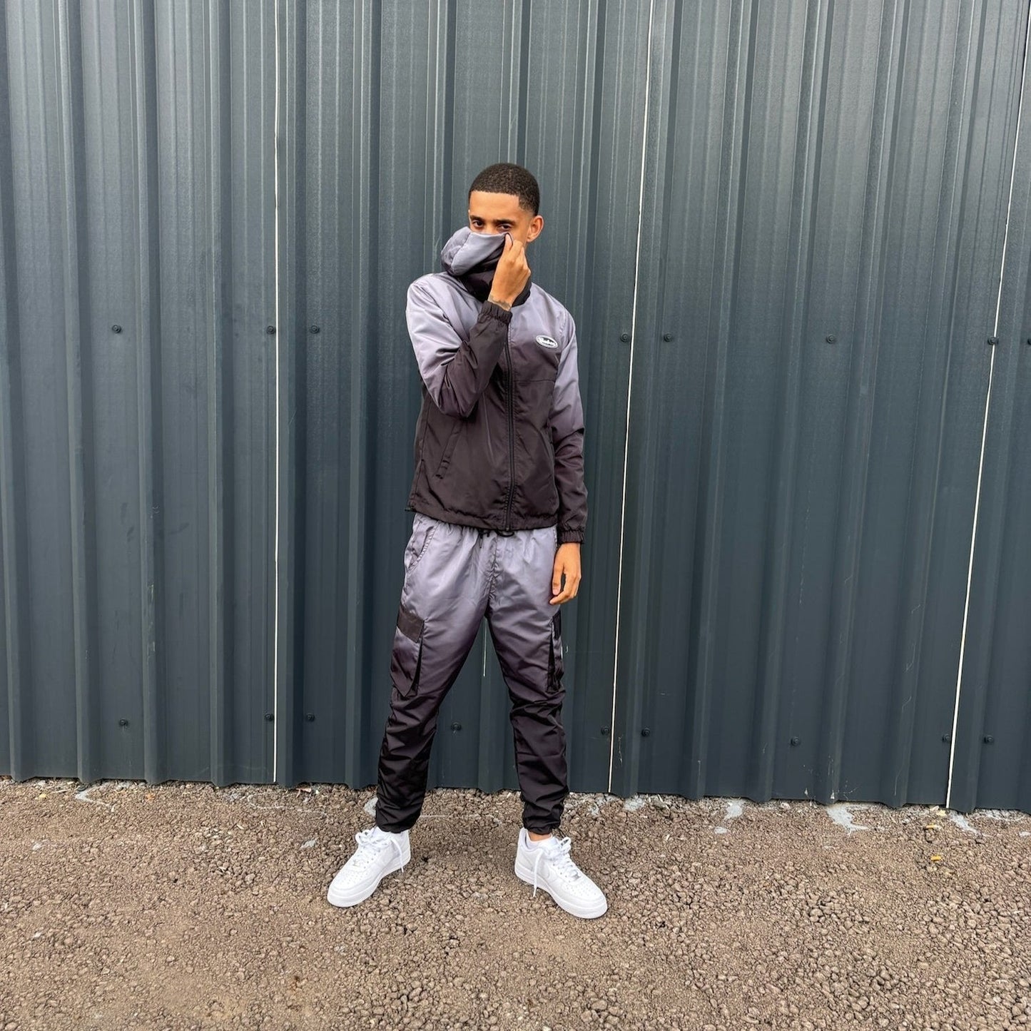 Roadbreaker Full Tracksuit Volcanic Ombre (Black/Grey)