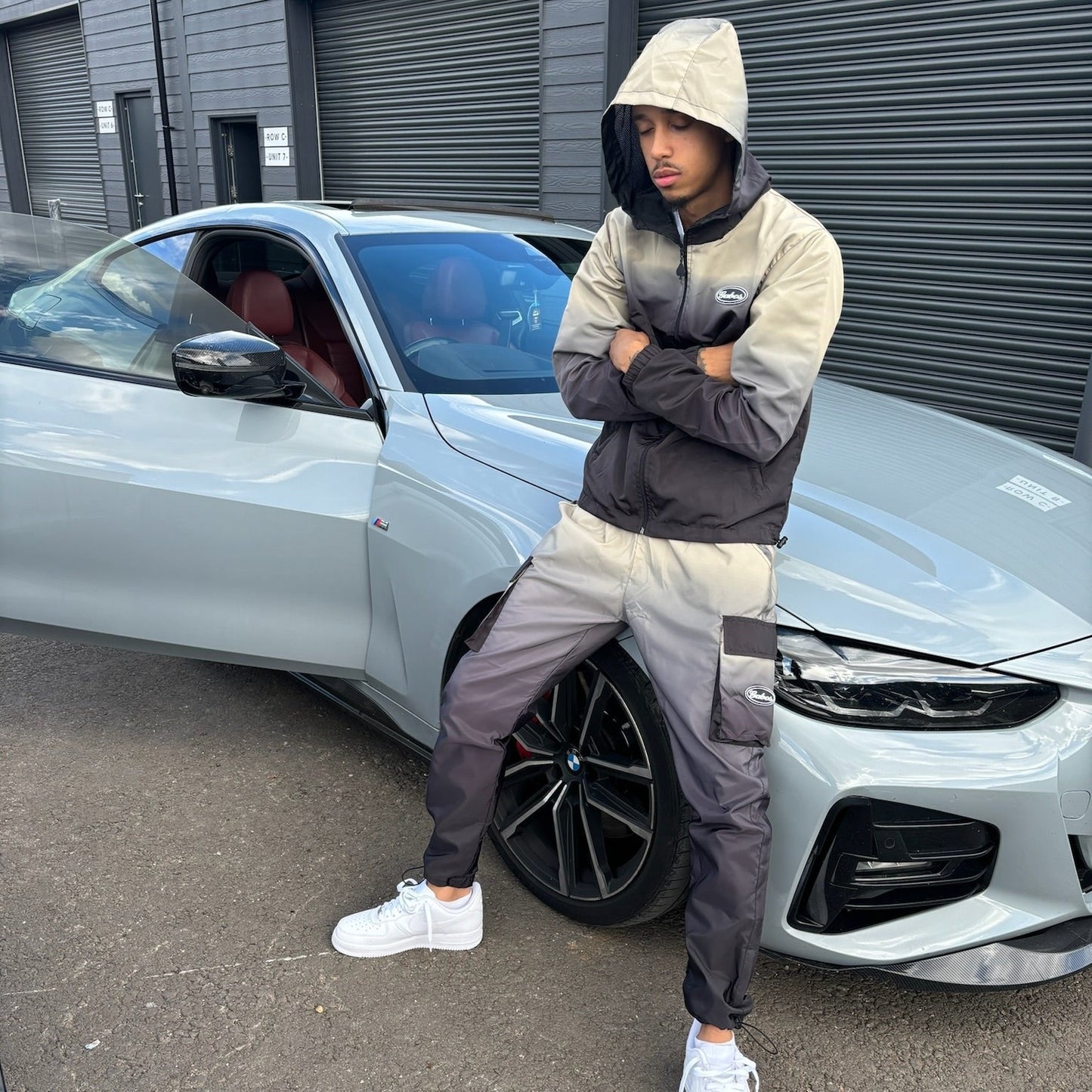 Roadbreaker Full Tracksuit Black Dunes Ombre (Black/Beige)