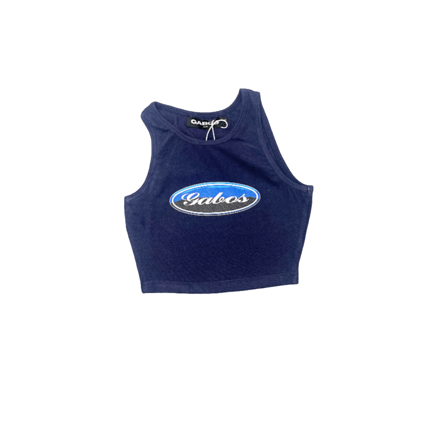Navy "Ocean" Crop Vest