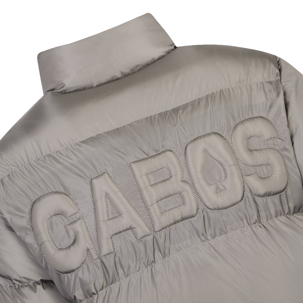 The BOSS Metallic Grey Puffer Jacket