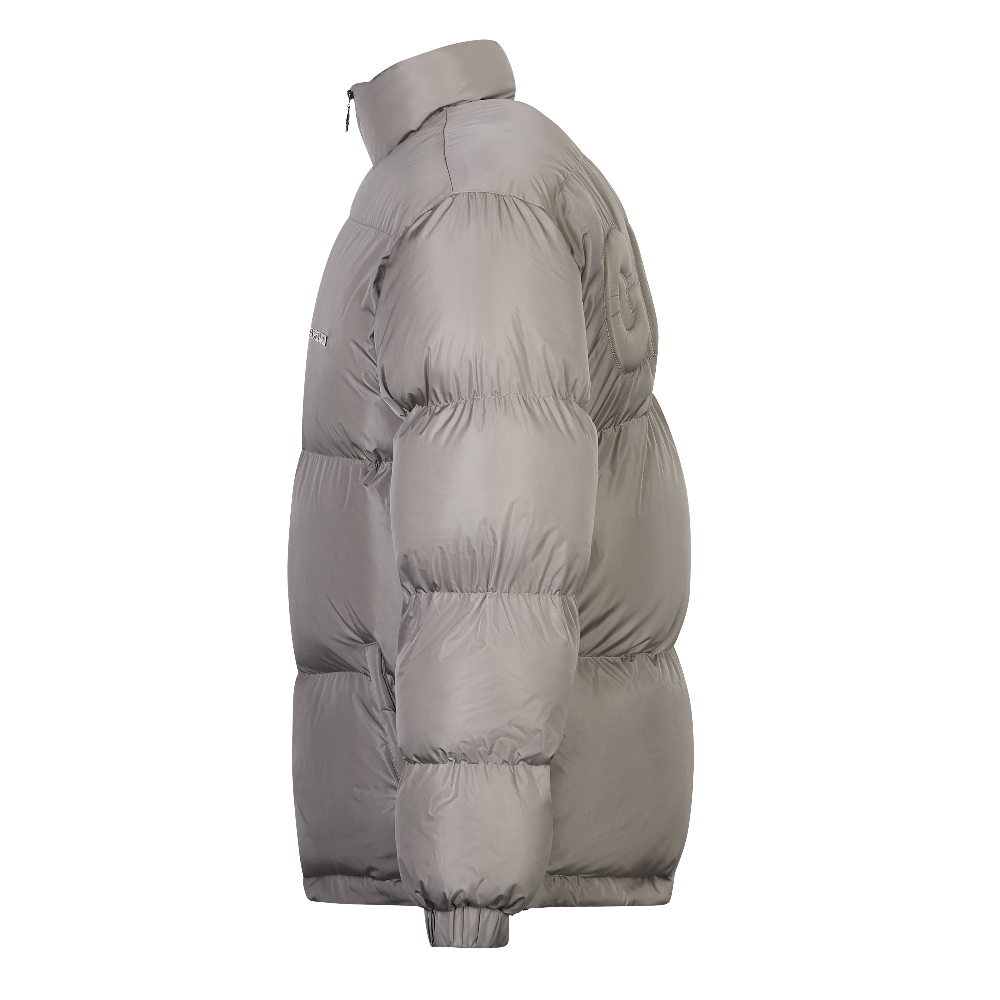 The BOSS Metallic Grey Puffer Jacket