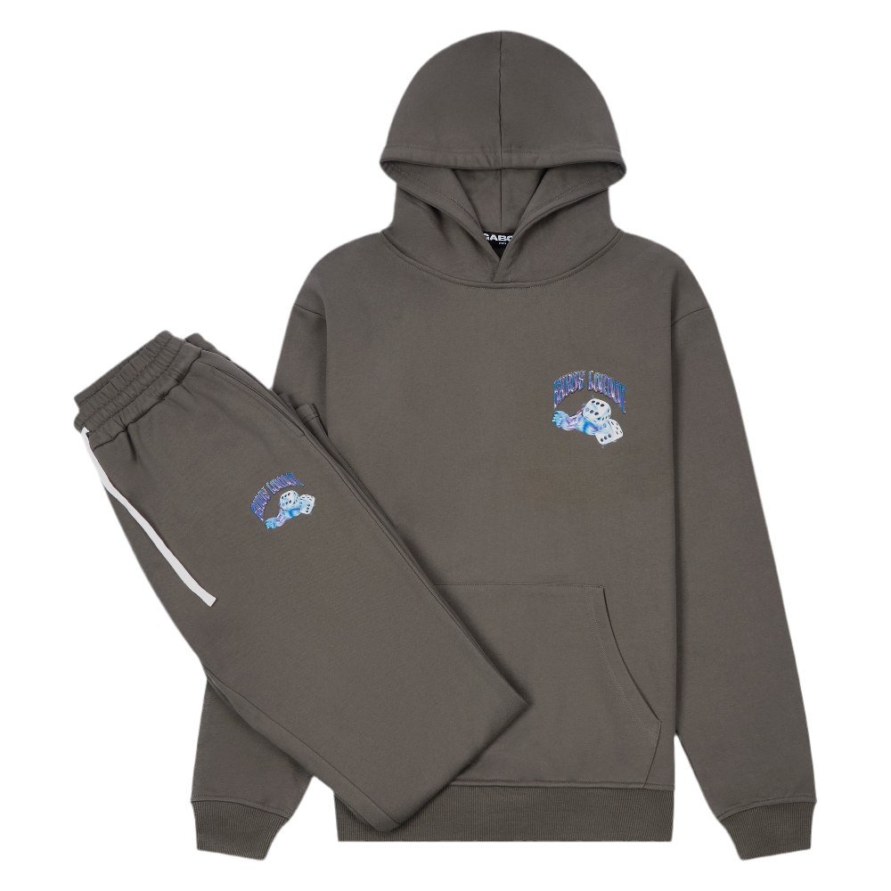 "Roll Da Dice" Grey Full Tracksuit