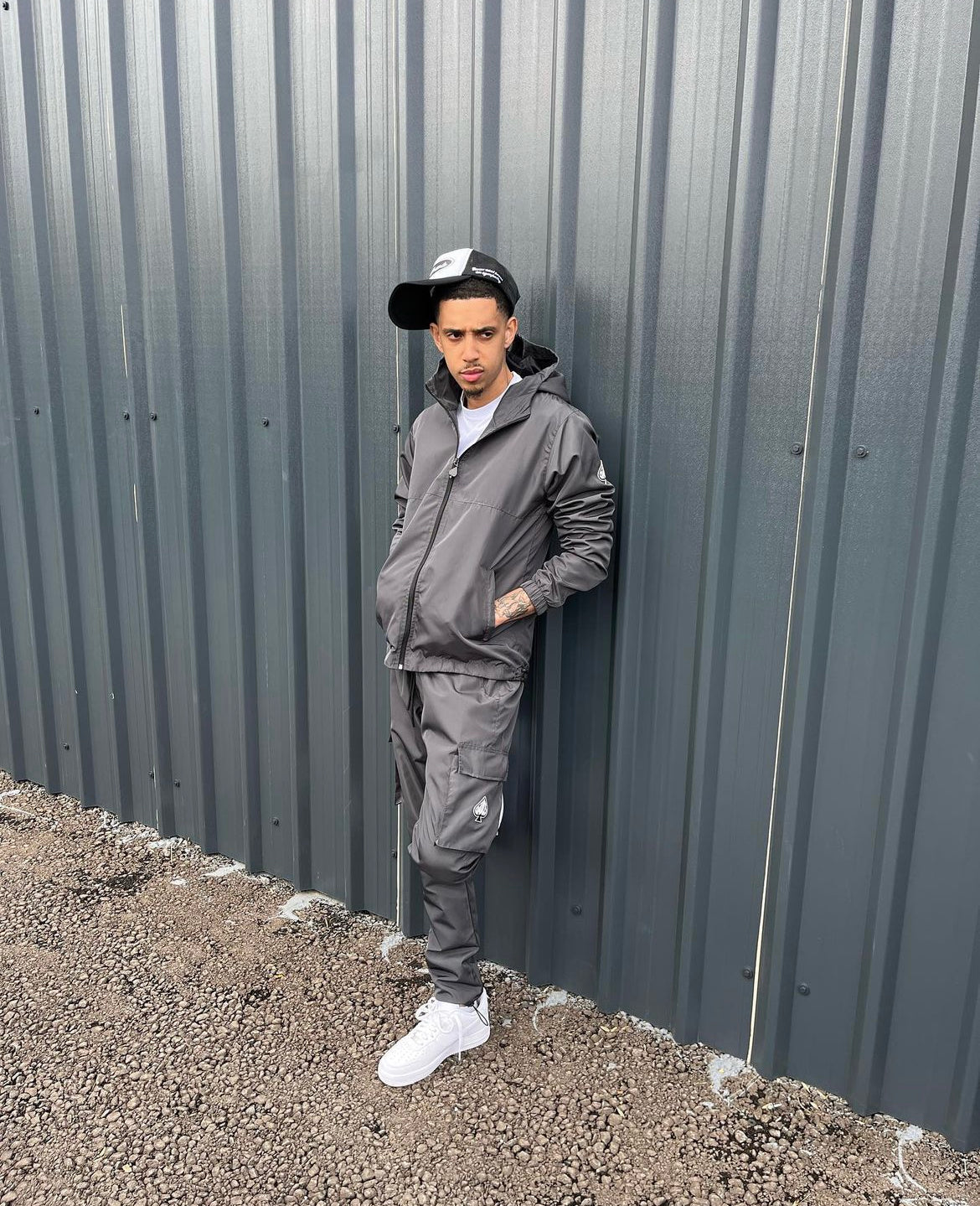Road Breaker Full Tracksuit  Astronaut Grey