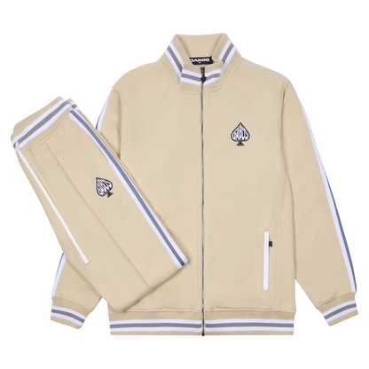 Beige "Money Mitch" Full Tracksuit