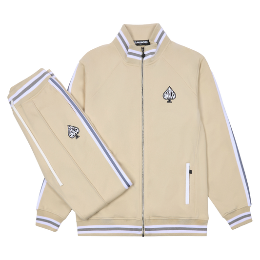 Beige "Money Mitch" Full Tracksuit