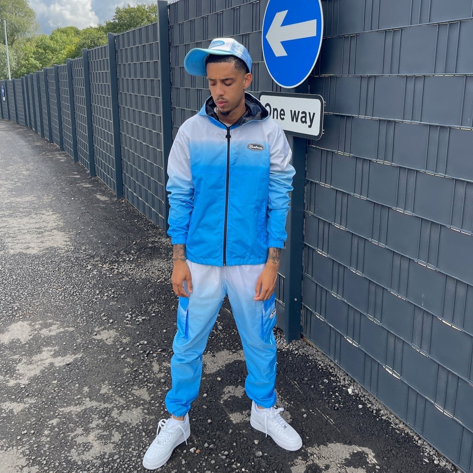 Roadbreaker Full Tracksuit Ice Blue Ombre  (Cold as ice)