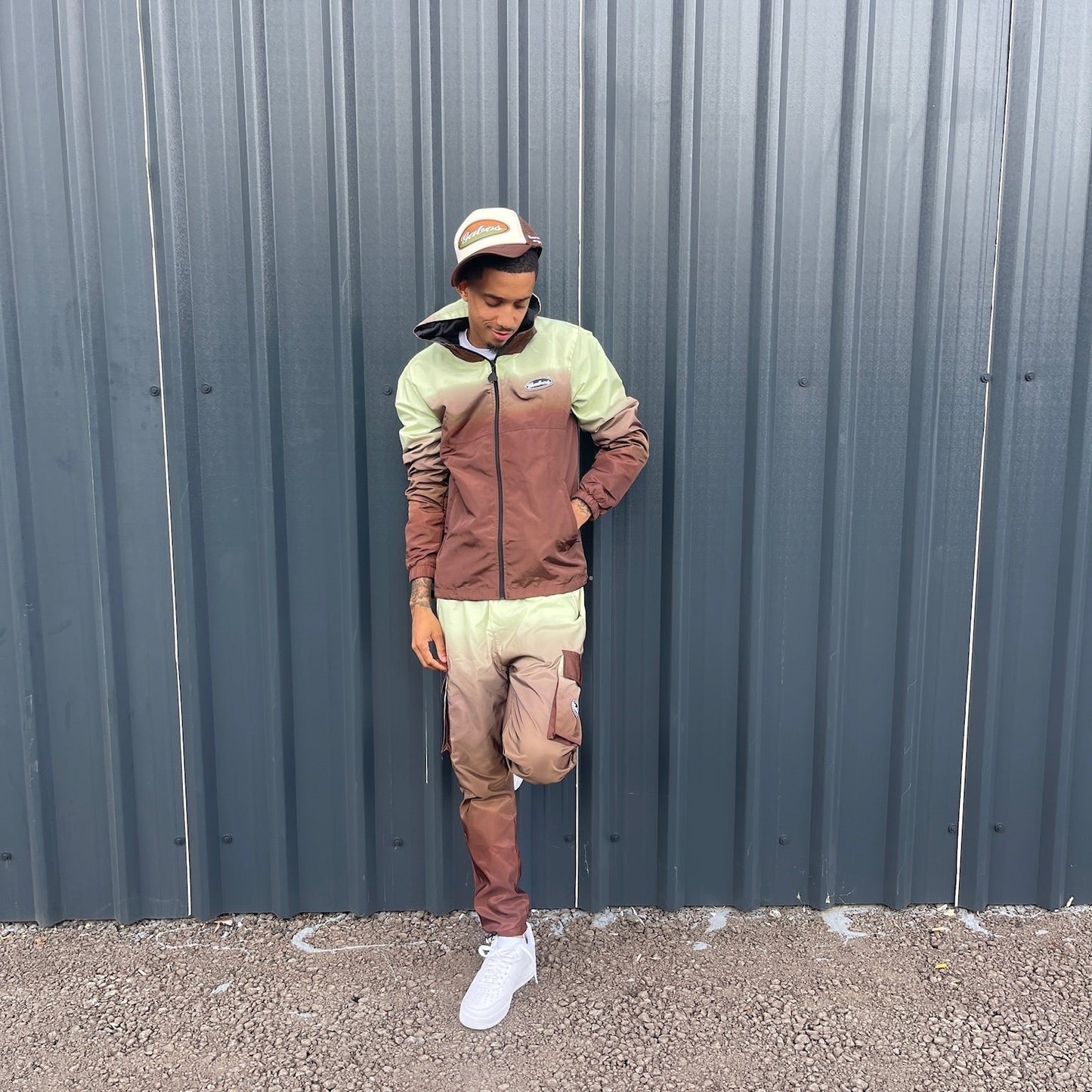 Roadbreaker Full Tracksuit Autumn Vibes Ombre (Brown/Yellow)