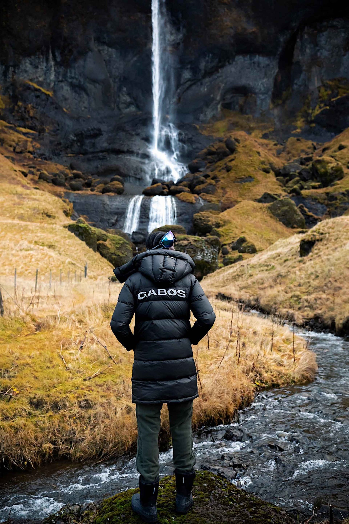 The “Street Sweeper” Black Puffer Down Trench Jacket