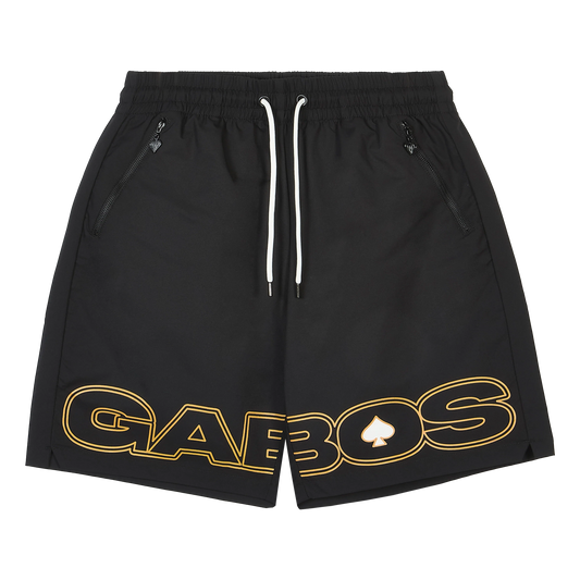 OG Gabos Shorts (Black & Inferno Orange)