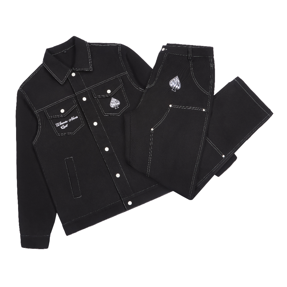 Double Denim Set "Steppin Correct"