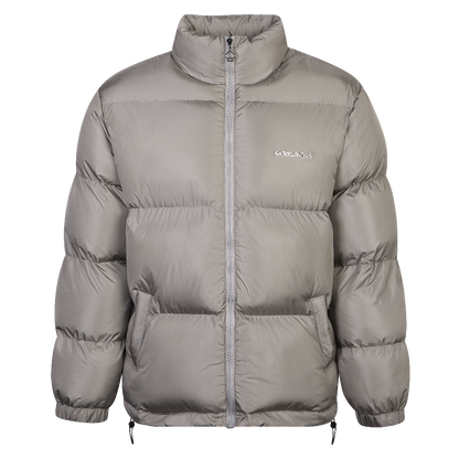 The BOSS Metallic Grey Puffer Jacket
