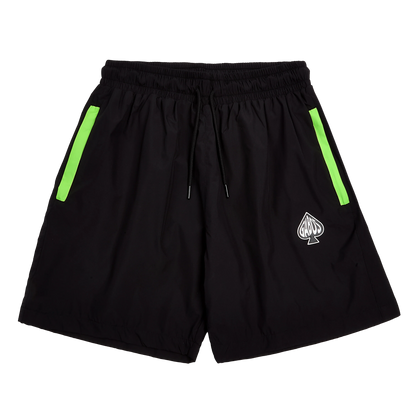 3-PIECE Technical Windbreaker Tracksuit Set Neon Green