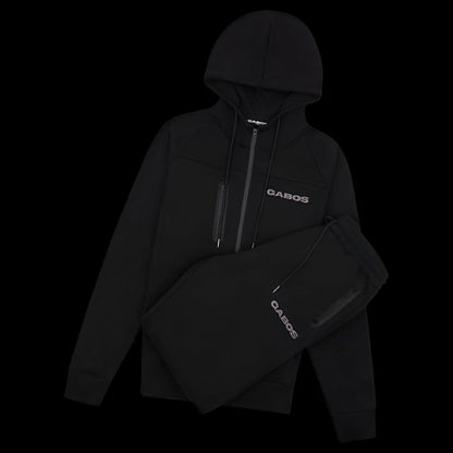 Streetfleece tracksuit black (gabos basics)