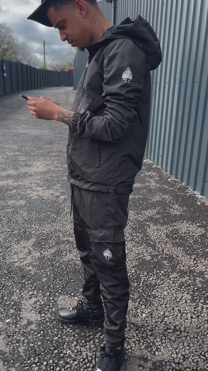 Road Breaker Full Tracksuit Magma Black