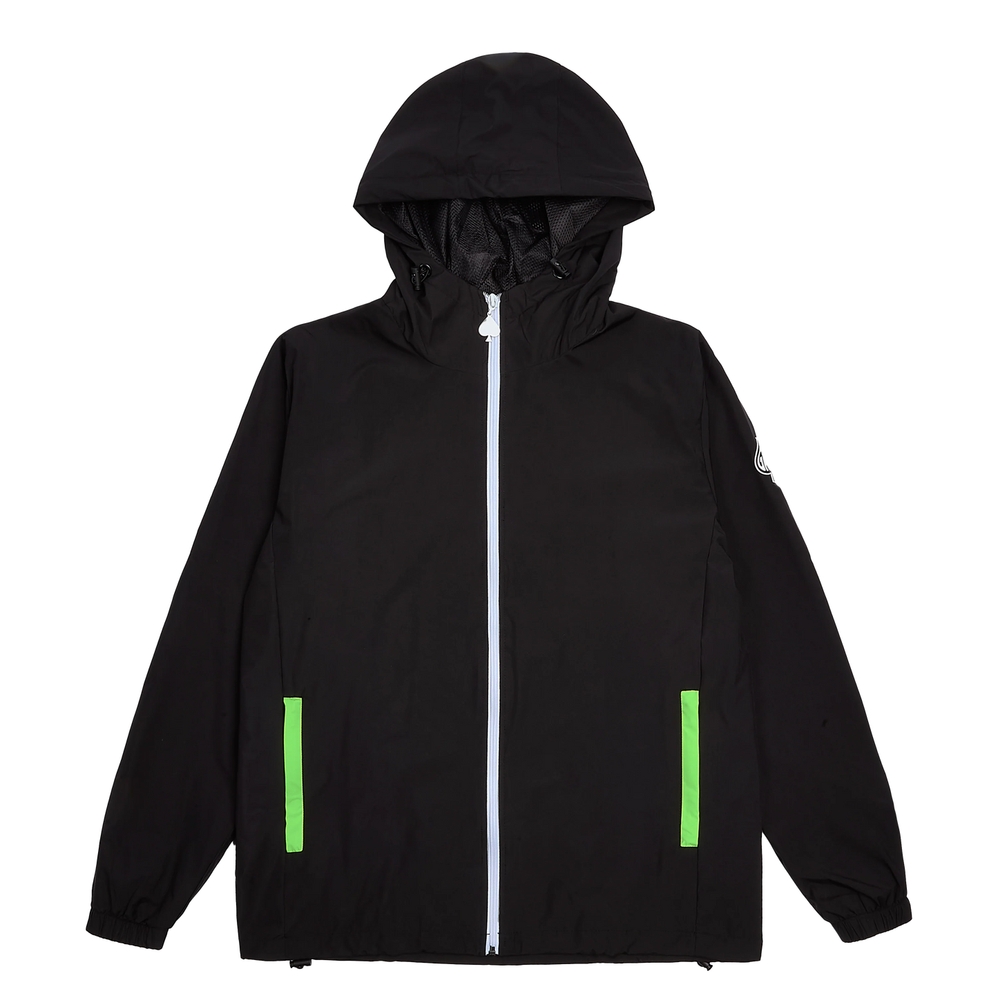 3-PIECE Technical Windbreaker Tracksuit Set Neon Green
